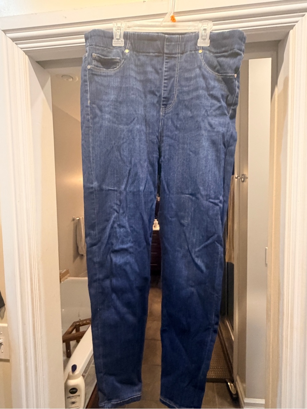 Liverpool Women's High-Rise Skinny Jeans in Dark Blue Wash